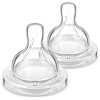 Los mejores  - Philips Avent SCF633-27 - Tetina de silicona anti-cólicos con flujo medio- 3m+- compatibles con el biberón Classic…
